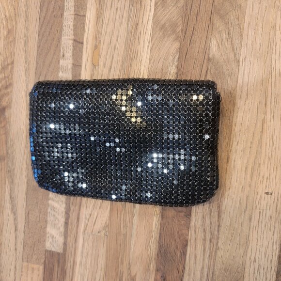 Small Black Metal Mesh Coin Purse/Wallet/Mini Bag - Picture 4 of 11